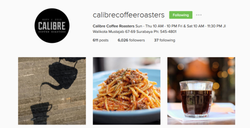 Calibre coffee instagram