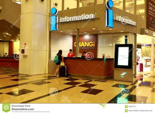 Changi information desk
